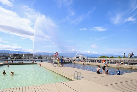 Les Bains du Jet d’Eau à Genève – ouverture prévue le 29 juin 2026 -> préparez maillots et serviettes !